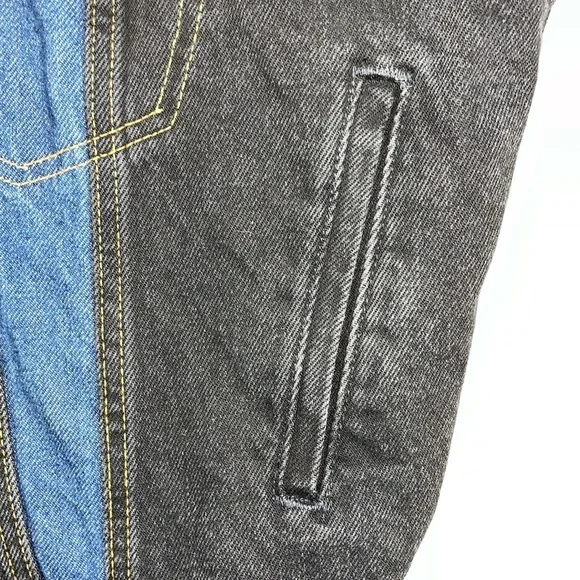 INTERNATIONAL DENIM dual color/pattern vest MEN Sz XL - Picture 9 of 9